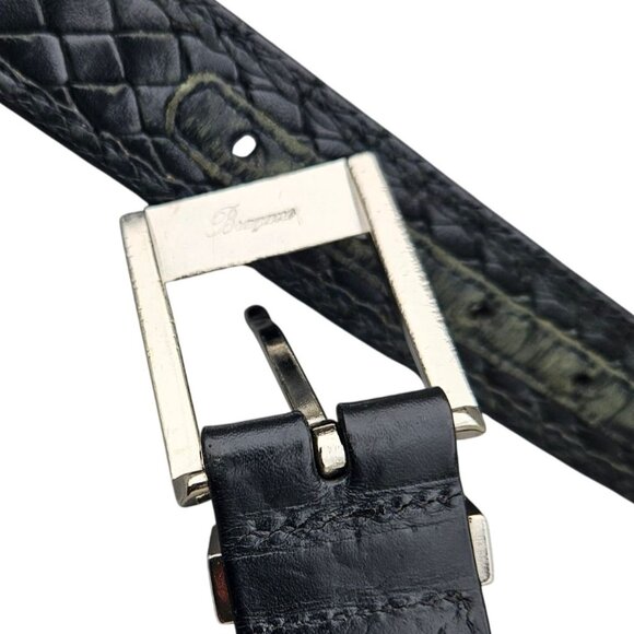 Bragano Black Woven Leather Belt Mens Made in Canada XL 41–45 In Waist - Picture 12 of 14